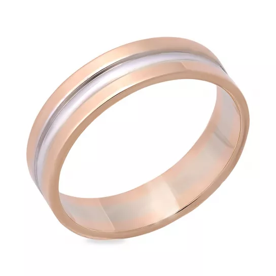 Золотое обручальное кольцо 585, размер 19.5