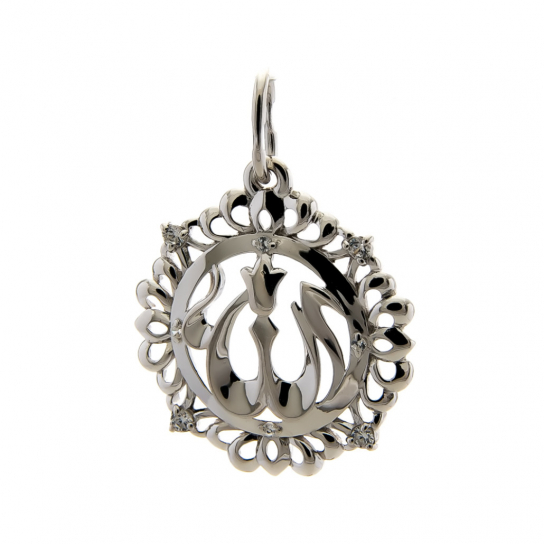 Серебряная подвеска 925, с фианитом