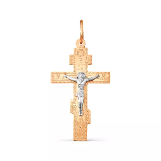 крестик 585 нательный, на шею