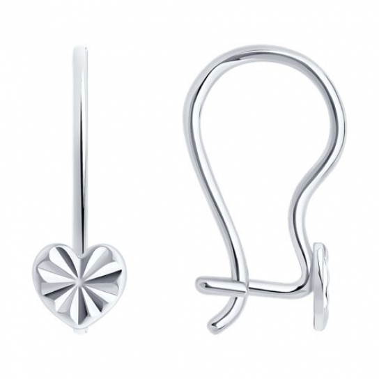 Серьги детские из серебра