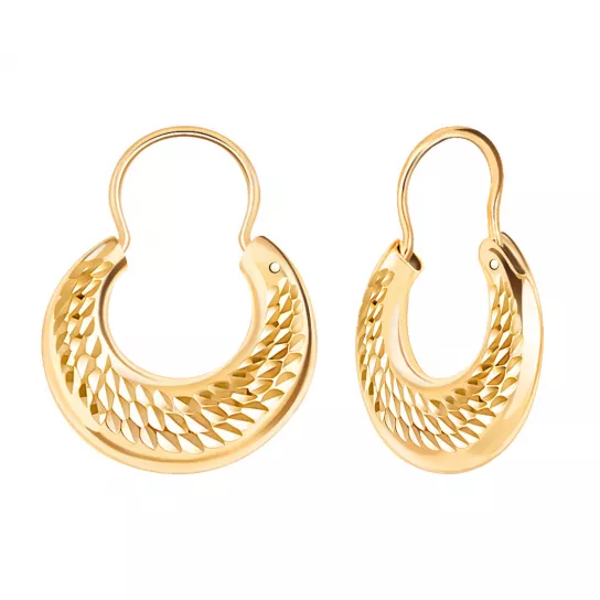 Золотые серьги 585, женские