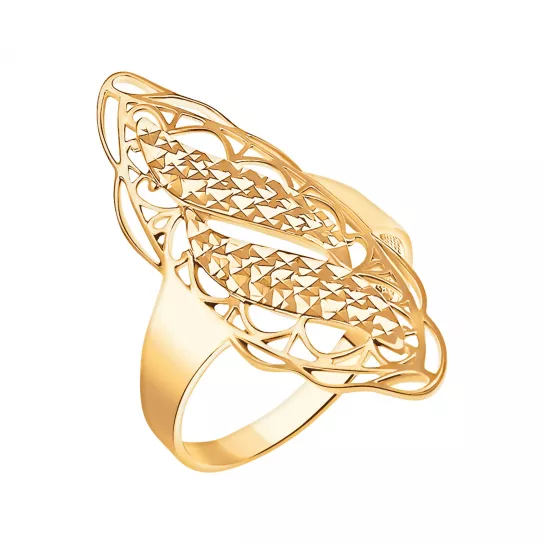 Золотое кольцо 585, женское, размер 22