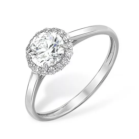 Серебряное кольцо 925, женское, размер 16