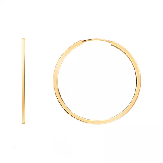 Золотые серьги 585, женские