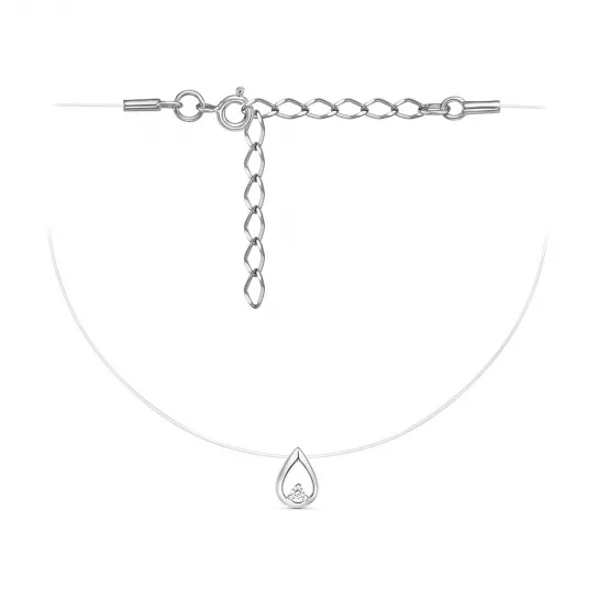 Колье из серебра