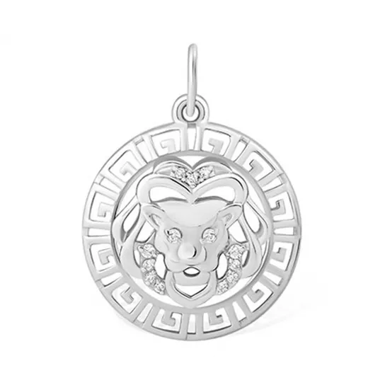 Серебряная подвеска 925, с фианитом