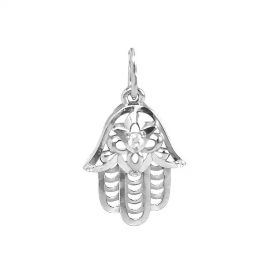 Серебряная подвеска 925, с фианитом