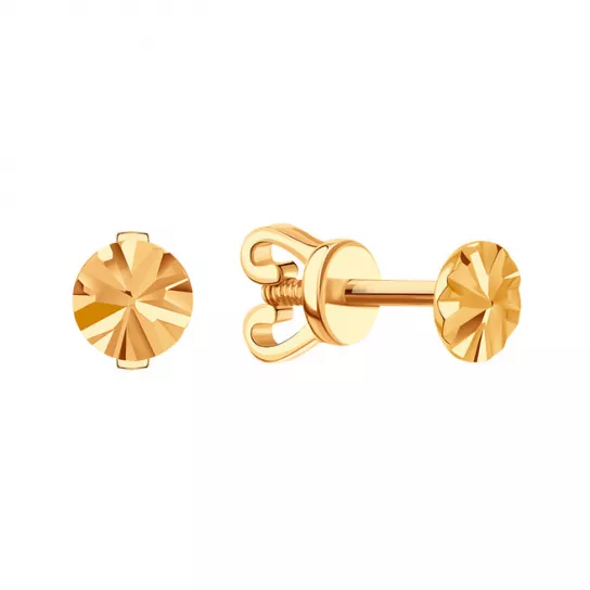 Пусеты из золота