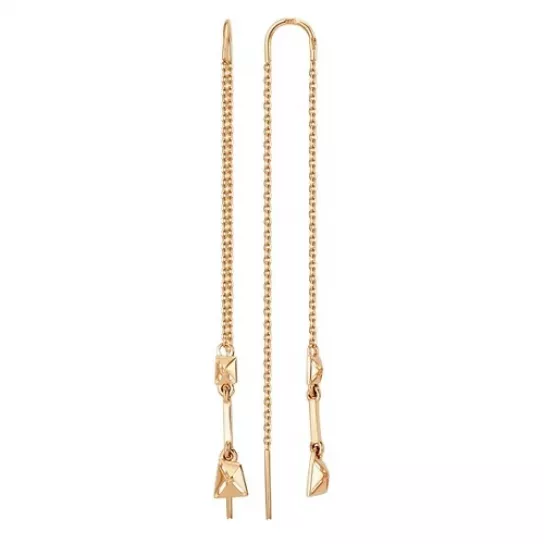 Золотые серьги 585, женские