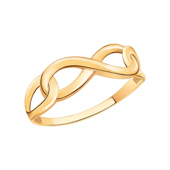 Золотое кольцо 585, женское, размер 19