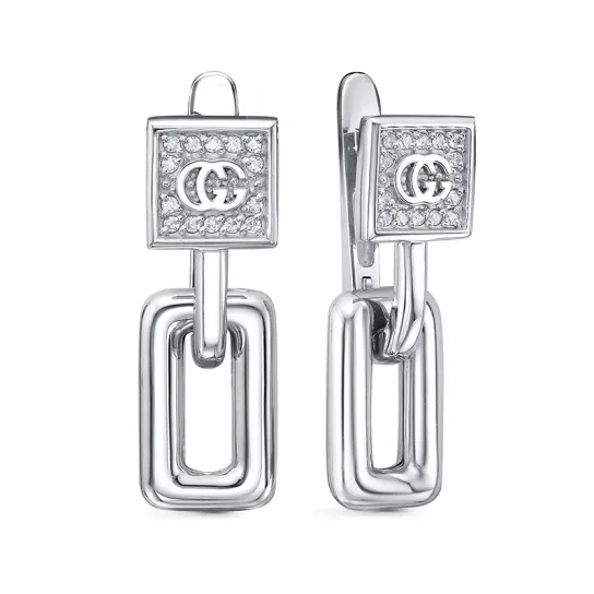 Серьги из серебра