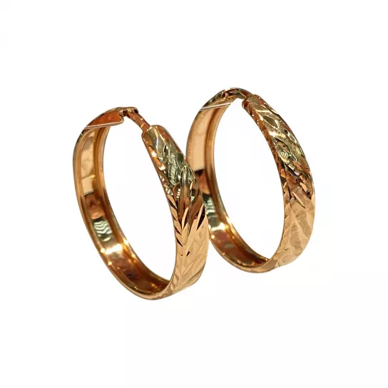 Золотые серьги 585, женские
