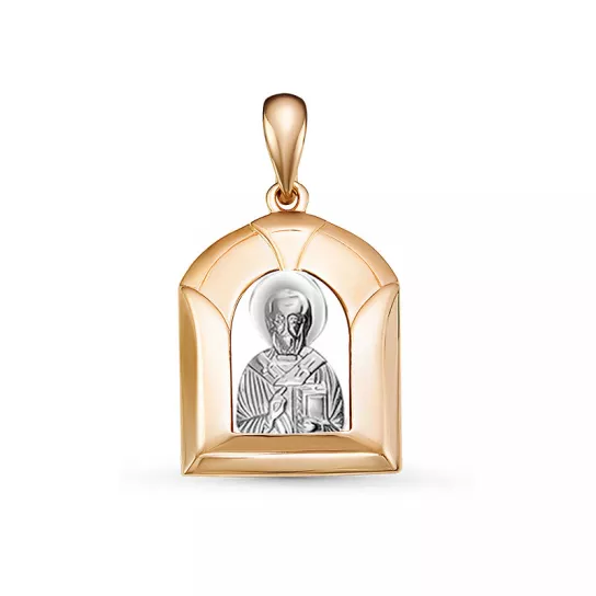 Золотая подвеска 585, православный