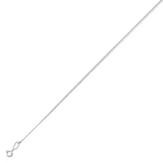 Серебряная цепочка 925 на шею, плетение панцирное, длина 50 см