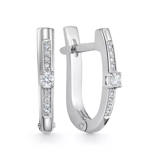 Золотые серьги 585, женские