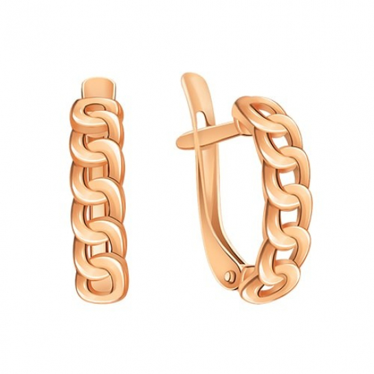 Золотые серьги 585, женские