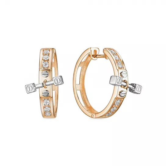 Пусеты из золота