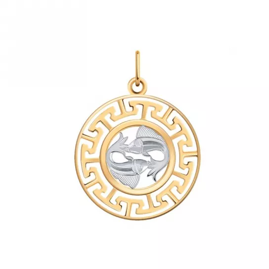 Золотая подвеска 585