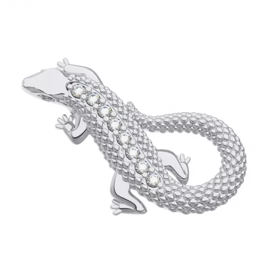 Брошь из серебра