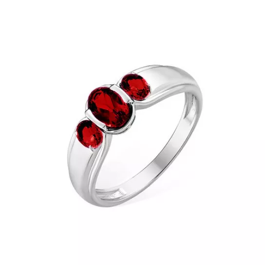Серебряное кольцо 925, женское, размер 19