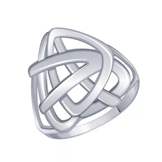 Серебряное кольцо 925, женское, размер 18.5
