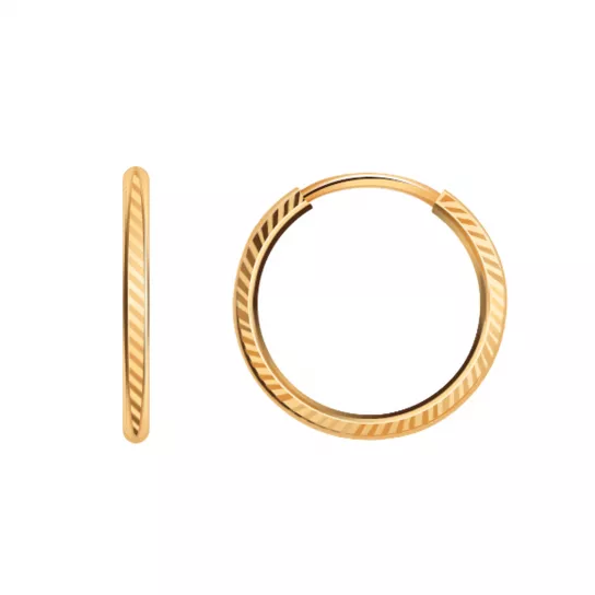 Золотые серьги 585, женские