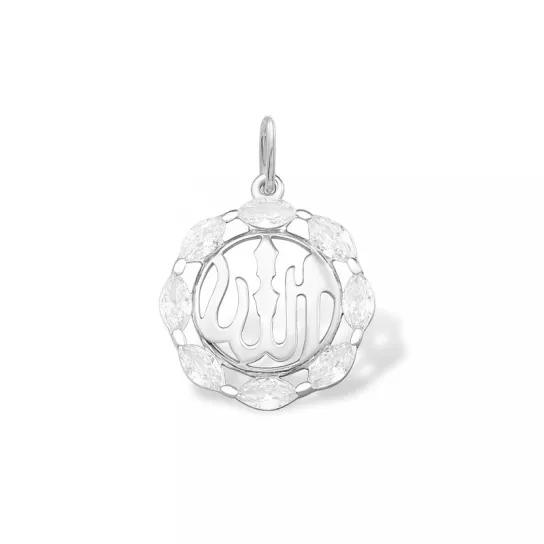 Серебряная подвеска 925, с фианитом
