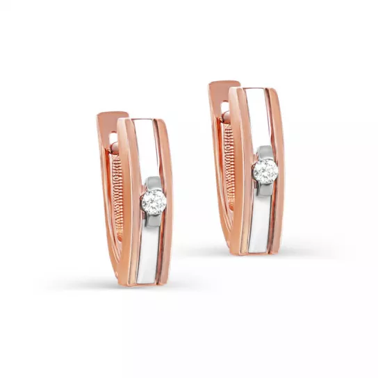 Золотые серьги 585, женские