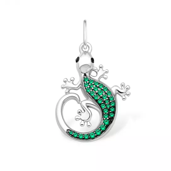 Серебряная подвеска 925, с фианитом