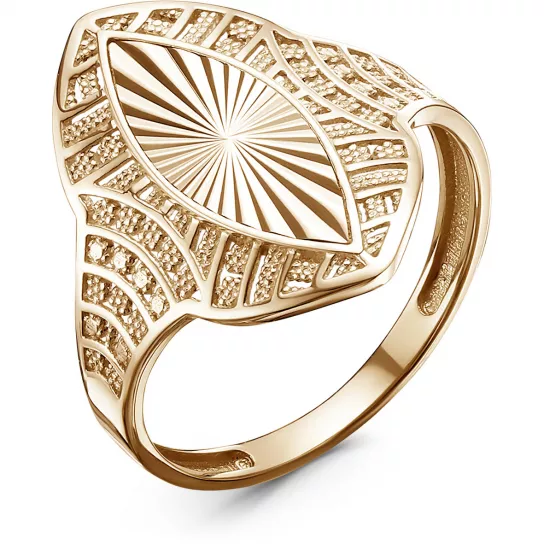 Золотое кольцо 585, женское, размер 19.5