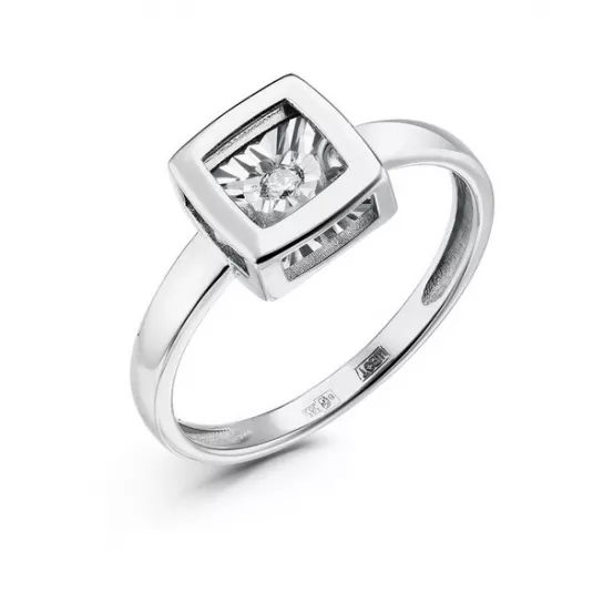 Золотое кольцо 585, женское, размер 17