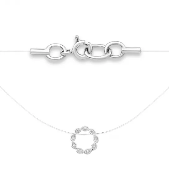 Колье из серебра