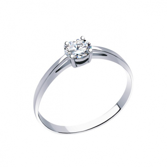 Серебряное кольцо 925, женское, размер 18