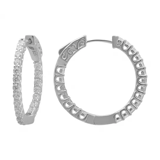 Серьги из серебра