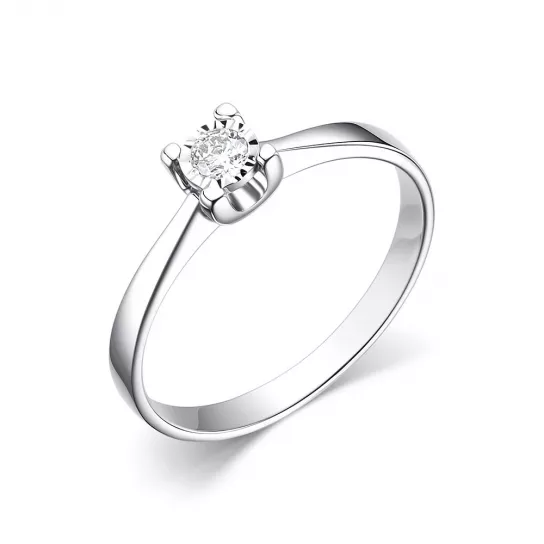 Кольцо с бриллиантами из золота