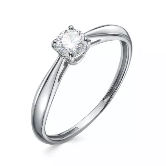 Кольцо с бриллиантами с бриллиантом из золота