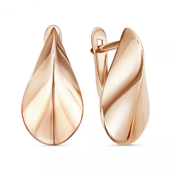 Золотые серьги 585, женские