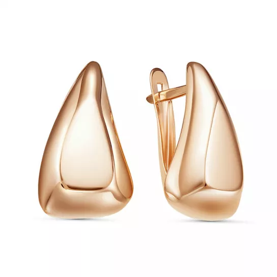 Золотые серьги 585, женские