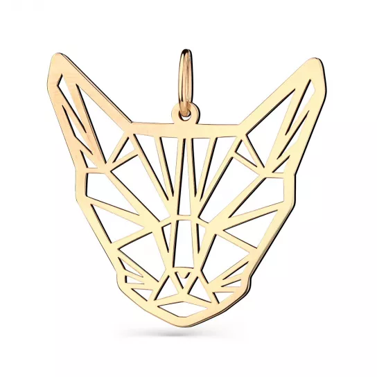 Золотая подвеска 585, женская