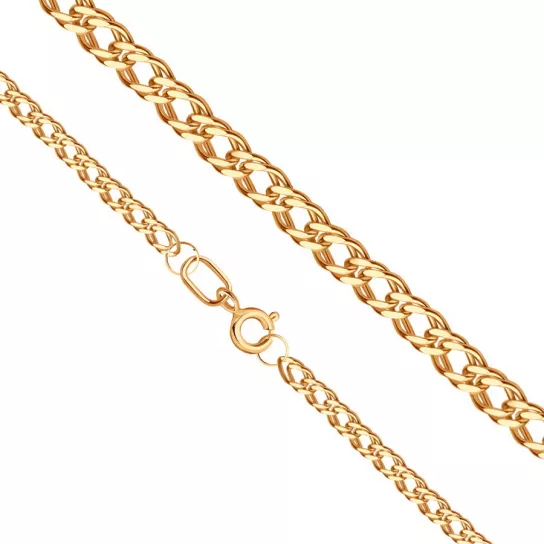 браслет 585, плетение ромб, длина 17 см