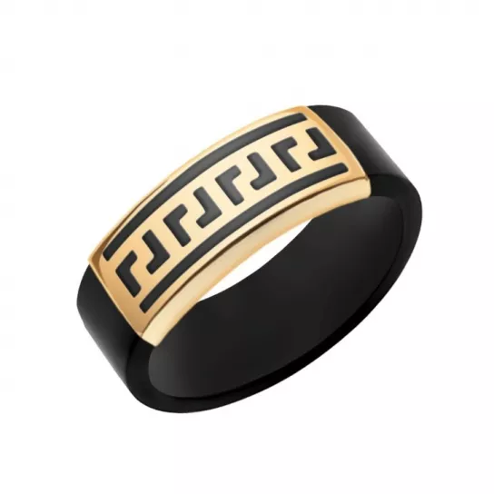 Золотое кольцо 585, мужское, размер 20.5