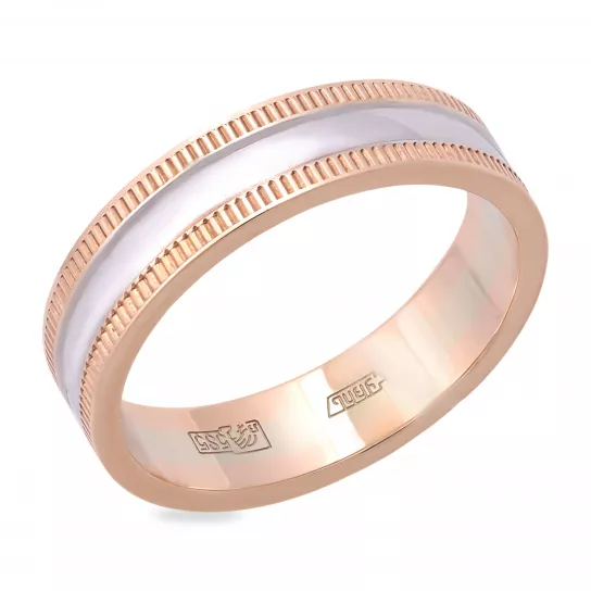 Золотое обручальное кольцо 585, размер 16.5