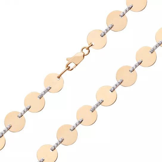 браслет 585, длина 17 см