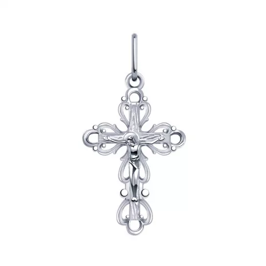 крестик 925 нательный, на шею