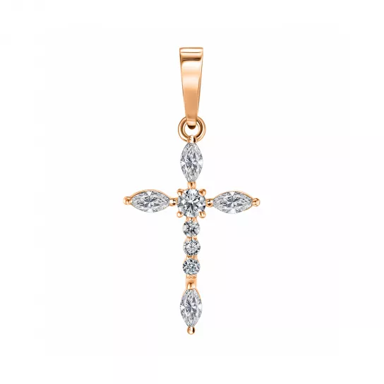 Золотая подвеска 585, православный