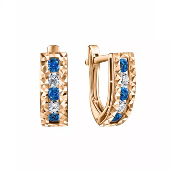 Серьги детские из золота