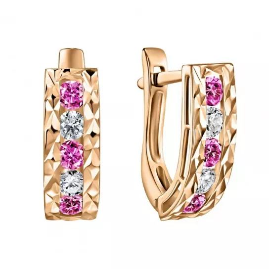 Серьги детские из золота