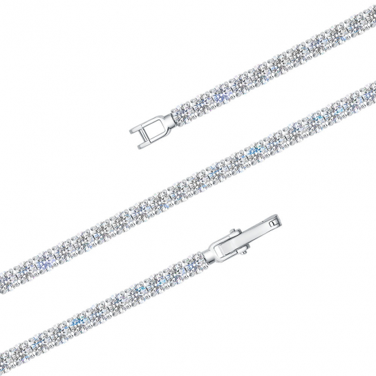 Серебряный браслет 925, длина 17.5 см