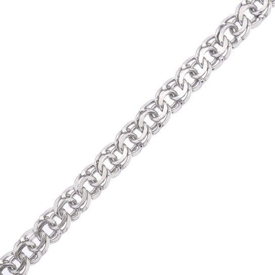 Серебряная цепочка 925 на шею, длина 55 см