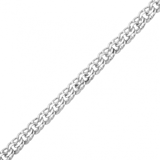 Серебряный браслет 925, длина 19 см